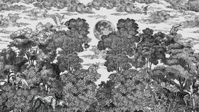 Fototapet, Bellewood under the Moon, Graphite, Rebel Walls