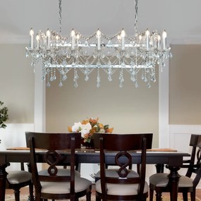 Lustra suspendata cristal design elegant Florence 14L 80614-14CC SRT
