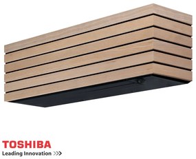 Aparat de aer conditionat Toshiba Super Daiseikai 10 WOOD RAS-B13S4KVDG-E / RAS-13S4AVPG-E, 13 000BTU, 25 m², A+++ / A+++, R-32, Alb