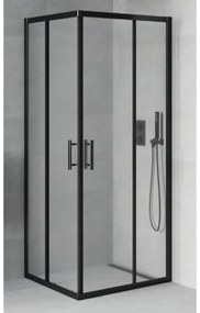 MOTRIL Negru Cabină de duș 90x90, 190cm, 6mm NANO