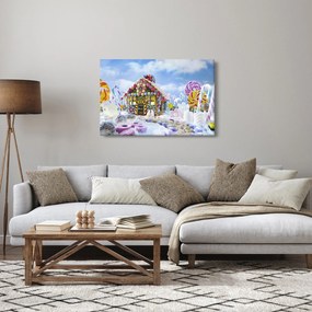 Tablou - Căsuță de turtă dulce (90x60 cm)