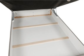 Pat tip BOXSPRING 140x200, taupe gri-maro, FERATA TV KOMFORT