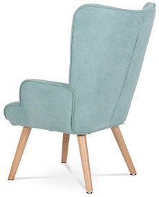 Fotoliu cu taburet BLUE2, turcoaz