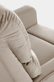 Fotoliu recliner Karim stofa bej H103 cm