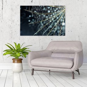 Tablou - Floare cu pânză de pâianjen (90x60 cm)