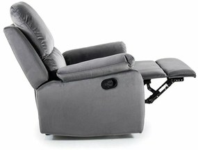 Fotoliu recliner Spencer 1 velvet gri Blu14
