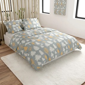 Lenjerie de pat din bumbac HOLLY REST gri Dimensiune lenjerie de pat: 70 x 90 cm | 140 x 200 cm