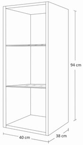 Mobilier living Bladmont (alb + alb lucios). 1007705