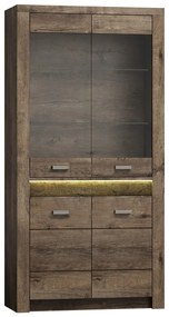Vitrină N3 Nadenas (Arin închis). Promo -17%. 1070355