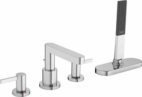 Baterie cada - dus Hansgrohe Finoris cu 4 elemente sBox crom