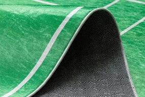 BAMBINO 9731 covor lavabil Teren, fotbal pentru copii anti-alunecare - verde