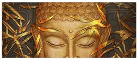 Tablou - Buddha de aur (120x50 cm)