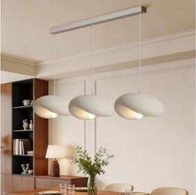 BRILAGI - Lustră pe cablu WABI SABI 3xE27/60W/230V albă