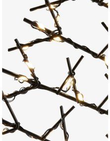 Brad de Craciun LED JINGLOO 33 cm, negru