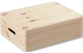 Kesper 69501 Cutie de depozitare cu capacrabatabil, pin 39 x 29 x 13,5 cm, M
