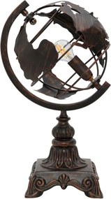 Veioză neagră cu abajur din metal (înălțime 40 cm) World Industry – Mauro Ferretti