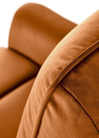 Fotoliu recliner Semir velvet cinnamon H108 cm