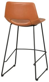 Scaune de bar maro coniac 2 buc. 89 cm Manning - Rowico