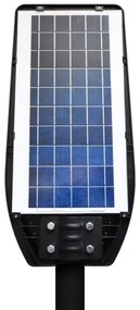 Lampă stradală solară LED VIA 100W/10000 mAh 3,2V 6000K IP54 + telecomandă