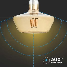 Bec LED FILAMENT T180 E27/8W/230V 1800K