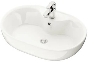 Lavoar pentru blat TROMSO 59,5x41 cm ceramică/alb - BATH DELUXE 06-060-08-11-00