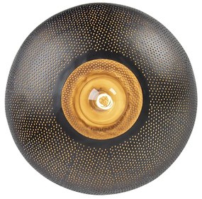 Plafoniera orientala neagra si aurie 40 cm - Radiance