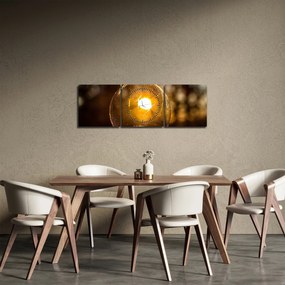 Tablou - Bulă transparentă (cu ceas) (90x30 cm)