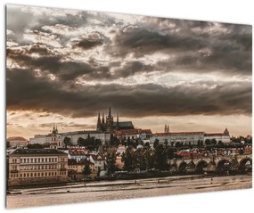 Tablou Castelului Praga în amurg (90x60 cm)