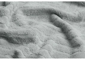 Prosoape de baie gri-deschis 2 buc. din bumbac din frotir – Foutastic