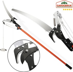 Fierăstrău telescopic cu foarfecă MOREL, 2,6m, portocaliu Gardebruk