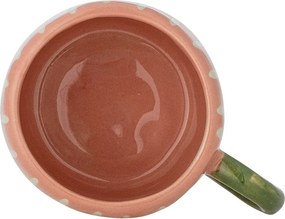 Cană pentru copii roz din ceramică 110 ml Nini – Bloomingville