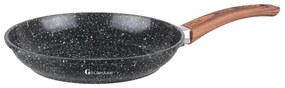 Tiga Goldmann GM-0428, 28 cm, acoperire marmorată, pentru plite cu inducție, negru