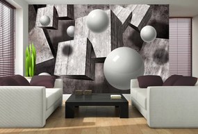 Fototapet - 3D mingi (254x184 cm)