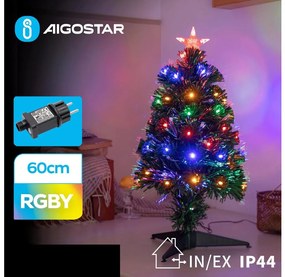 Decorațiune LED de Crăciun de exterior Aigostar LED/3,6W/230V 60 cm IP44 multicolor