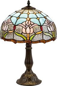 BRILAGI - Lampă de masă Tiffany cu vitralii LORAS 1xE27/40W/230V