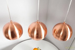 Lustra cu 3 pendule design modern Copper Ball A-22975 VC