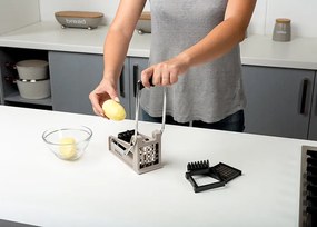 Taietor cartofi pai cu 2 lame interschimbabile din otel inoxidabil Misty NAVA NV 186 023