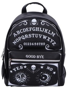Rucsac mic negru din piele ecologica Ouija Spirit Board 28cm