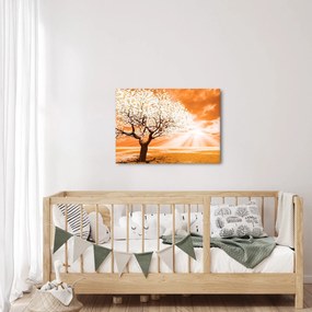 Tabloul cu pomul portocaliu (70x50 cm)