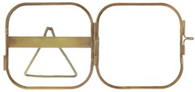 Ramă foto aurie cu picior de susținere din metal 11x10 cm – Rex London