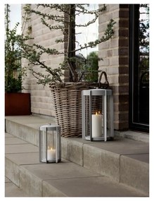 Felinar cu LED gri deschis cu USB (înălțime 35 cm) Firefly – Zone