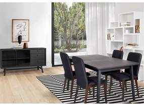 Masă Woodman Skagen, negru