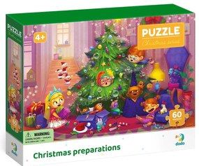 PUZZLE - PREGATIRI DE CRACIUN (60 PIESE) - DODO (DO300575)