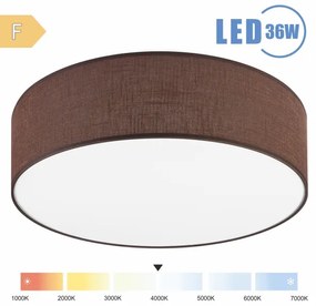 Plafonieră LED Brilagi SIRIJA LED/36W/230V d. 45 cm maro