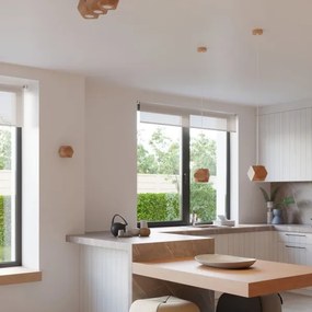 Lustră pe cablu WOODY 1xGU10/40W/230V Sollux SL.1011