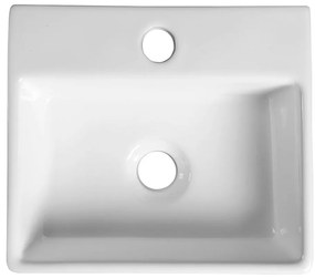 Chiuvetă mică pentru WC albă din ceramică 33,5x29 cm Giulia – Sapho