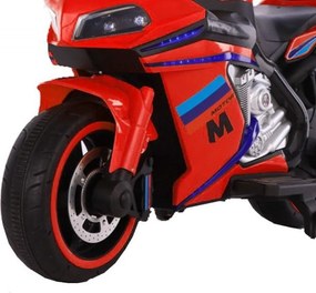Motocicleta Electrica cu Acumulator Pentru Copii NOVOKIDS™ Sport Premium Motor, 12 Volti, 3-6 ani, max 30 kg, Cu Melodii si Lumini Frontale, Roti