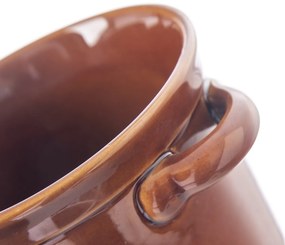 Oală de untură Orion din ceramică cu capac, 1,1 l