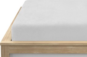 Cearsaf Cocolino microplus cu elastic SOFT 140x200 cm alb