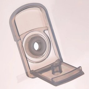 BANQUET Recipient depozitare din sticlă cu capac LORA, bordo 950 ml